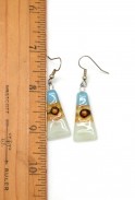 Triangle Glass Earrings